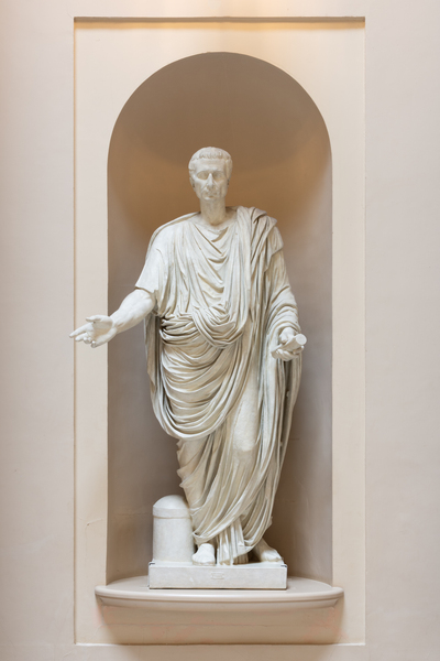 Togatus Statue with Head of Caeser