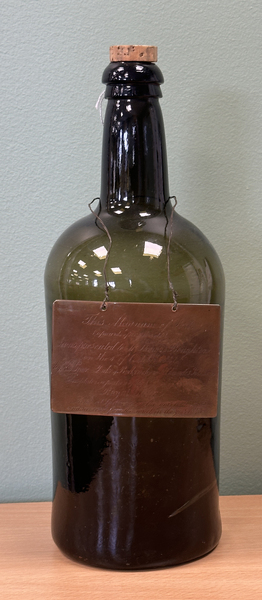 Map case and bottle