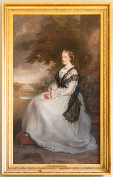 Portrait of Caroline Harvey 3rd Duchess of Buckingham and Chandos